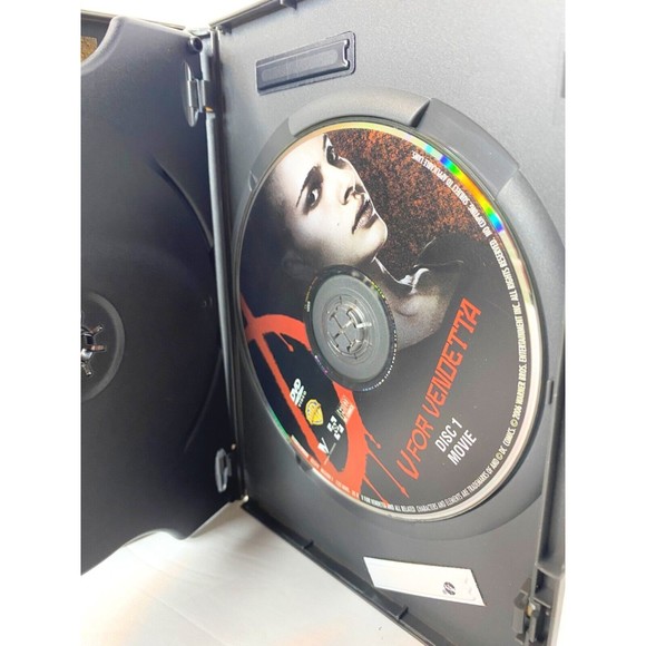 V for Vendetta  Horror Thriller Movie DVD 2 Disc Special Edition Natalie Portman - Picture 5 of 6